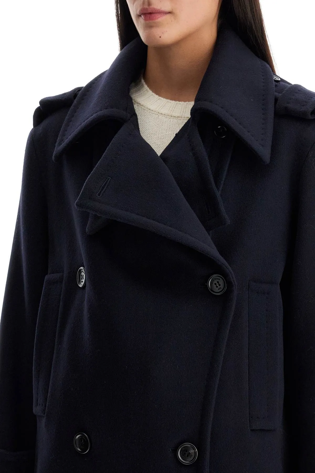 Caban in lana e cashmere 'Laveno'