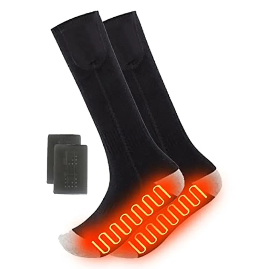 Calzini elettrici da donna, calzini termici ricaricabili,Calzini termici caldi elettrici riscaldati con ricarica USB – Riscaldam