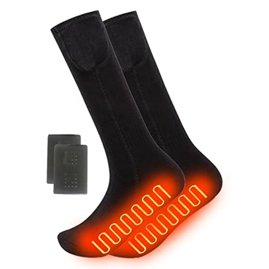 Calzini elettrici da donna, calzini termici ricaricabili,Calzini termici caldi elettrici riscaldati con ricarica USB – Riscaldam