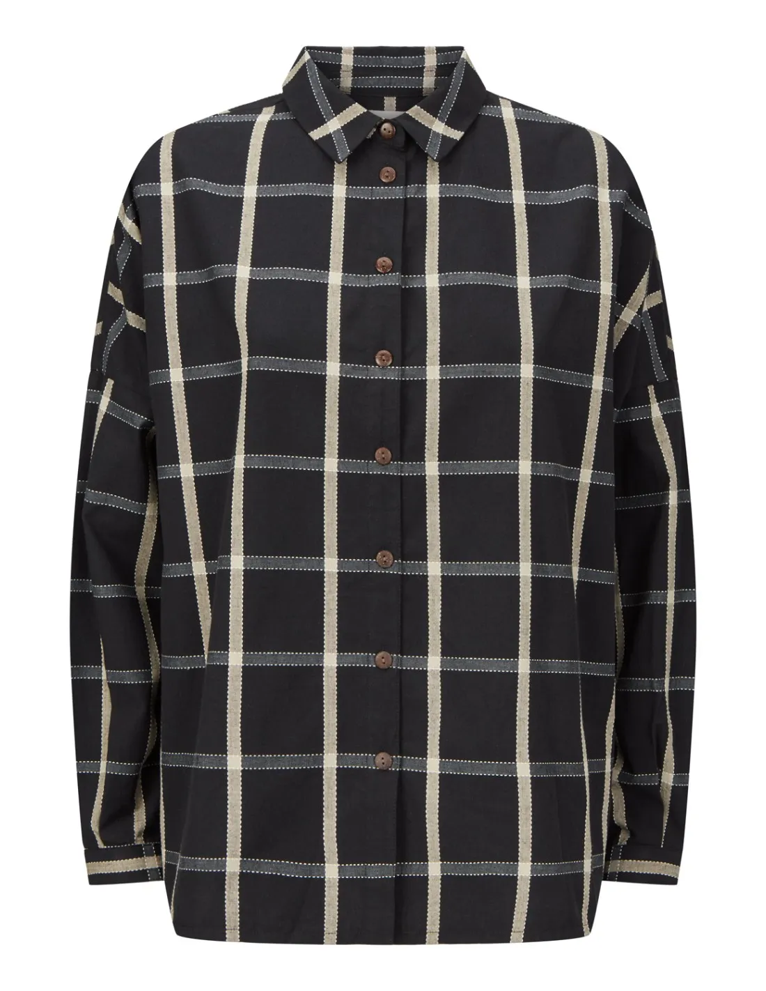 CAMICIA A QUADRI IN COTONE BIOLOGICO "NADIA"