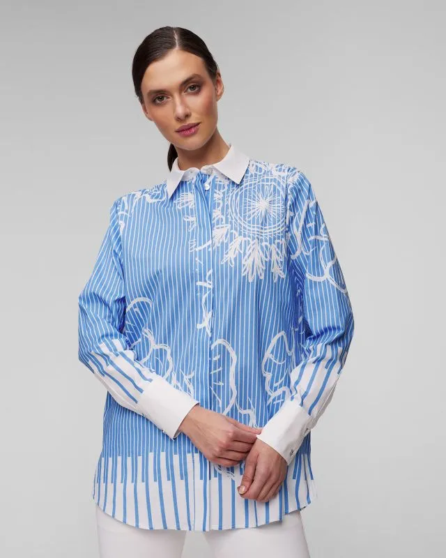 Camicia azzurra da donna Sportalm
