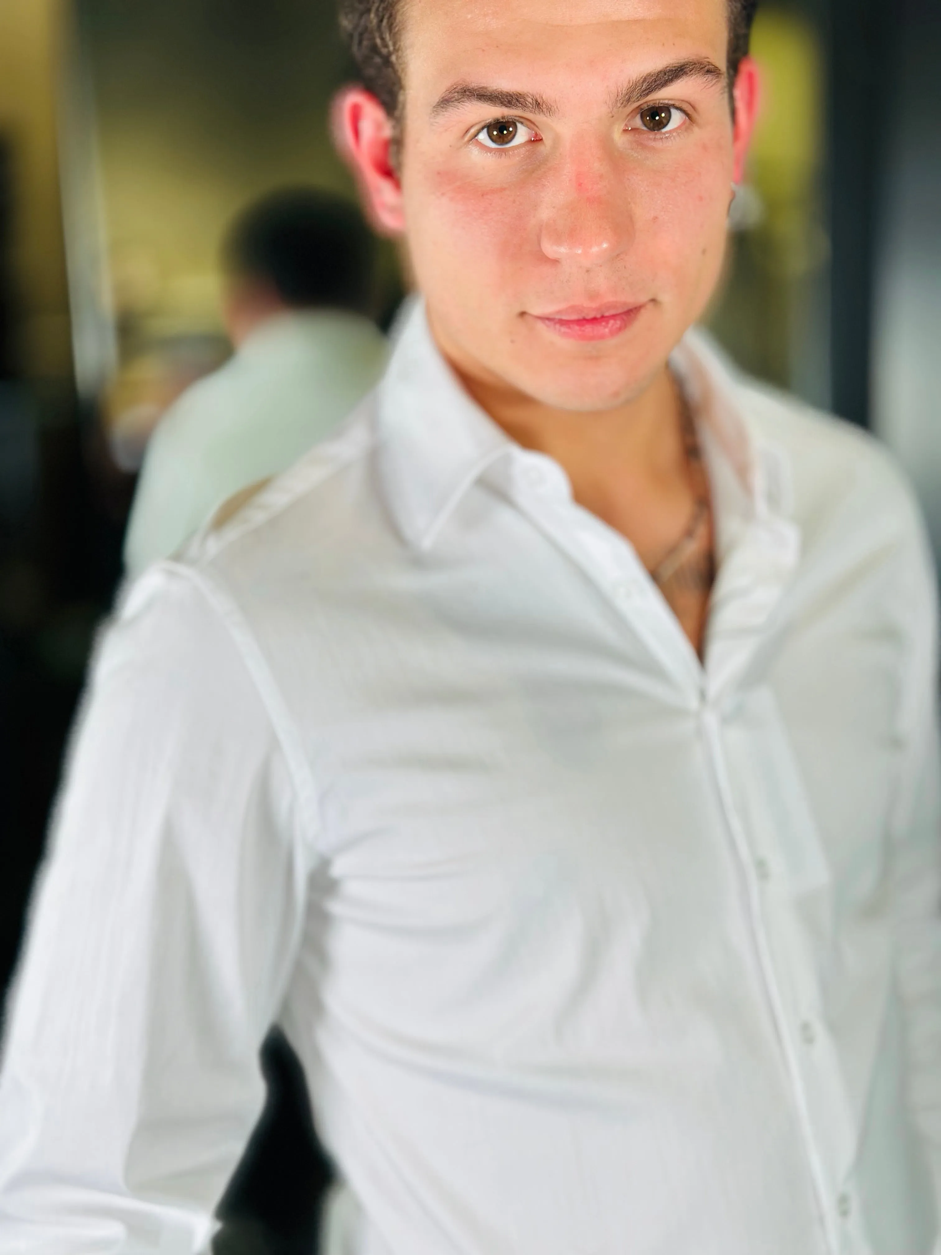 Camicia basica bianca 128
