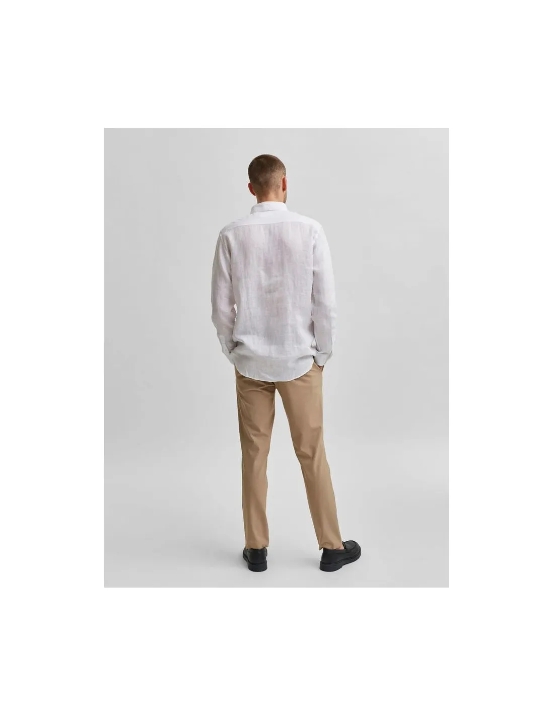 Camicia bianca uomo Slhregrex Selected