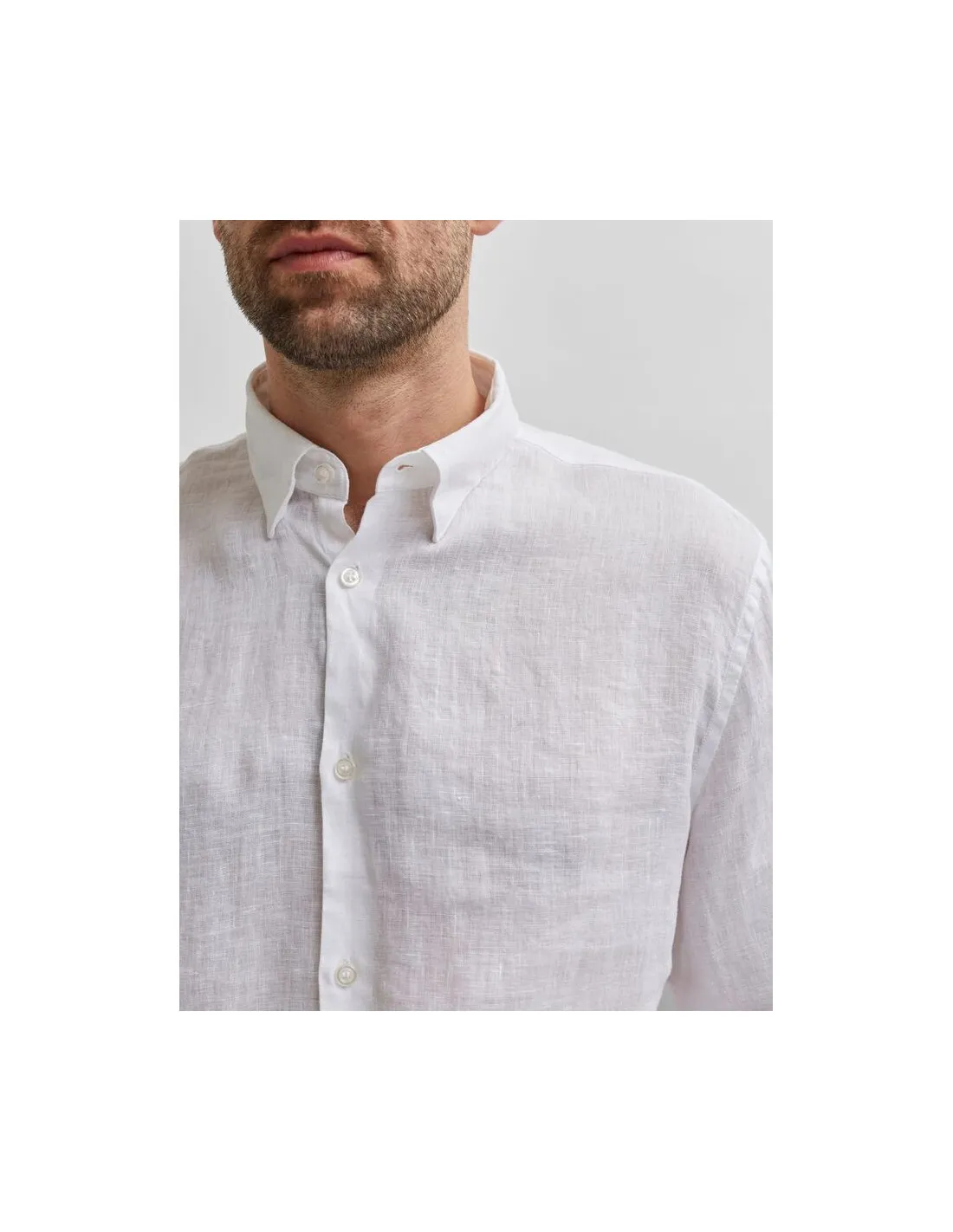 Camicia bianca uomo Slhregrex Selected