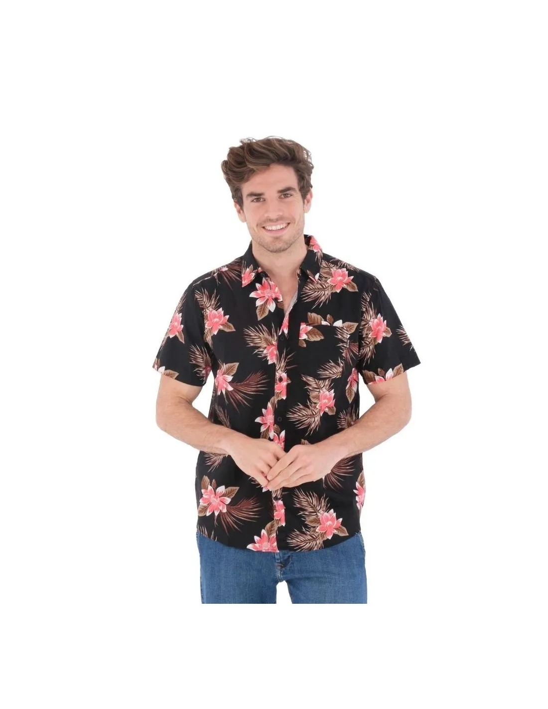 Camicia combinata nera con zeppa organica Hurley