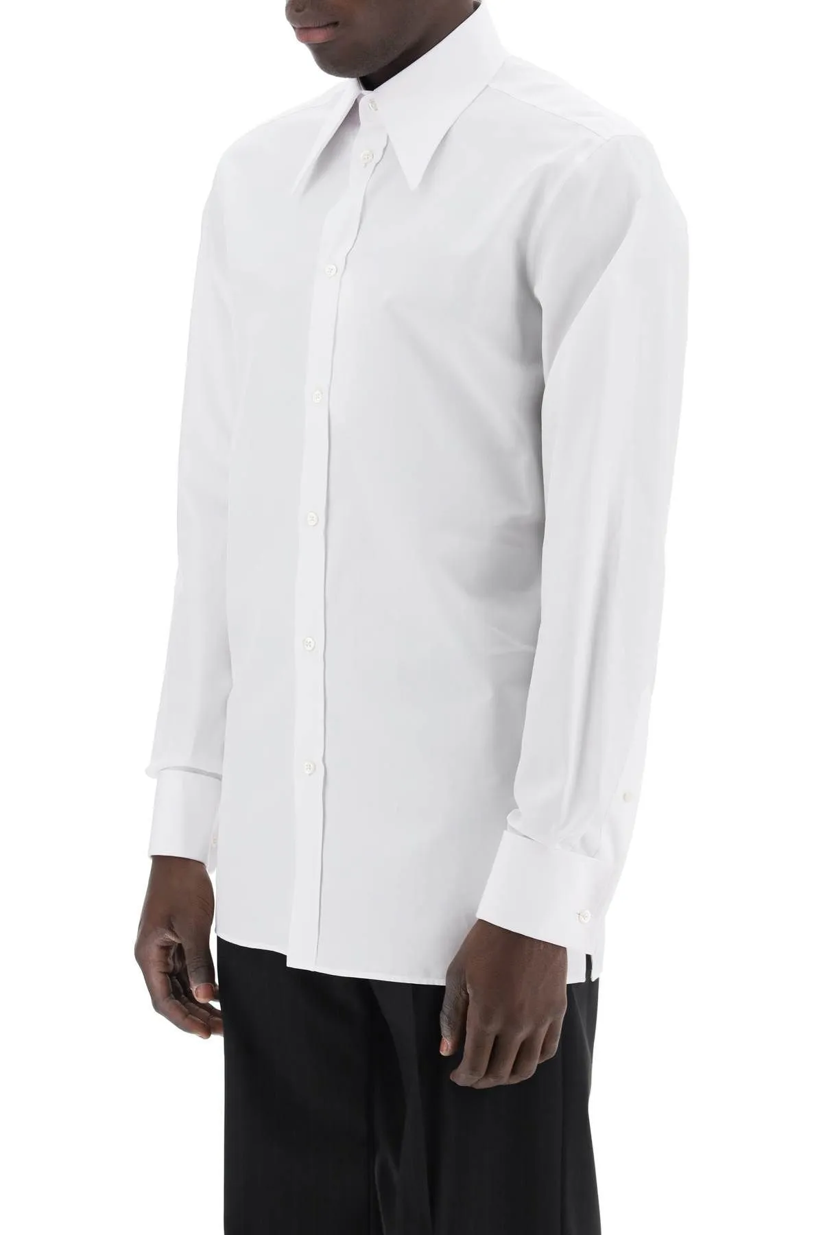 Camicia con colletto a punta