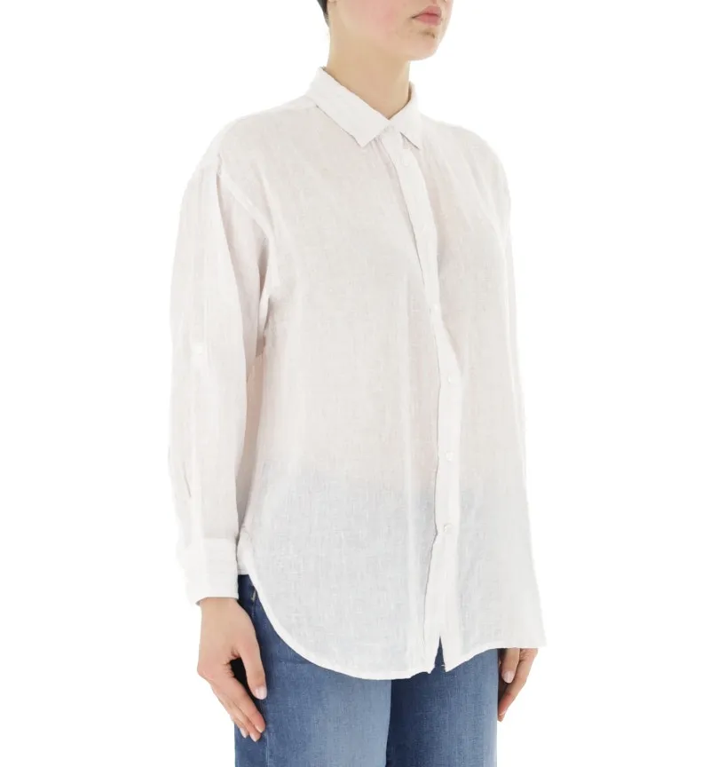 Camicia cotone-lino
