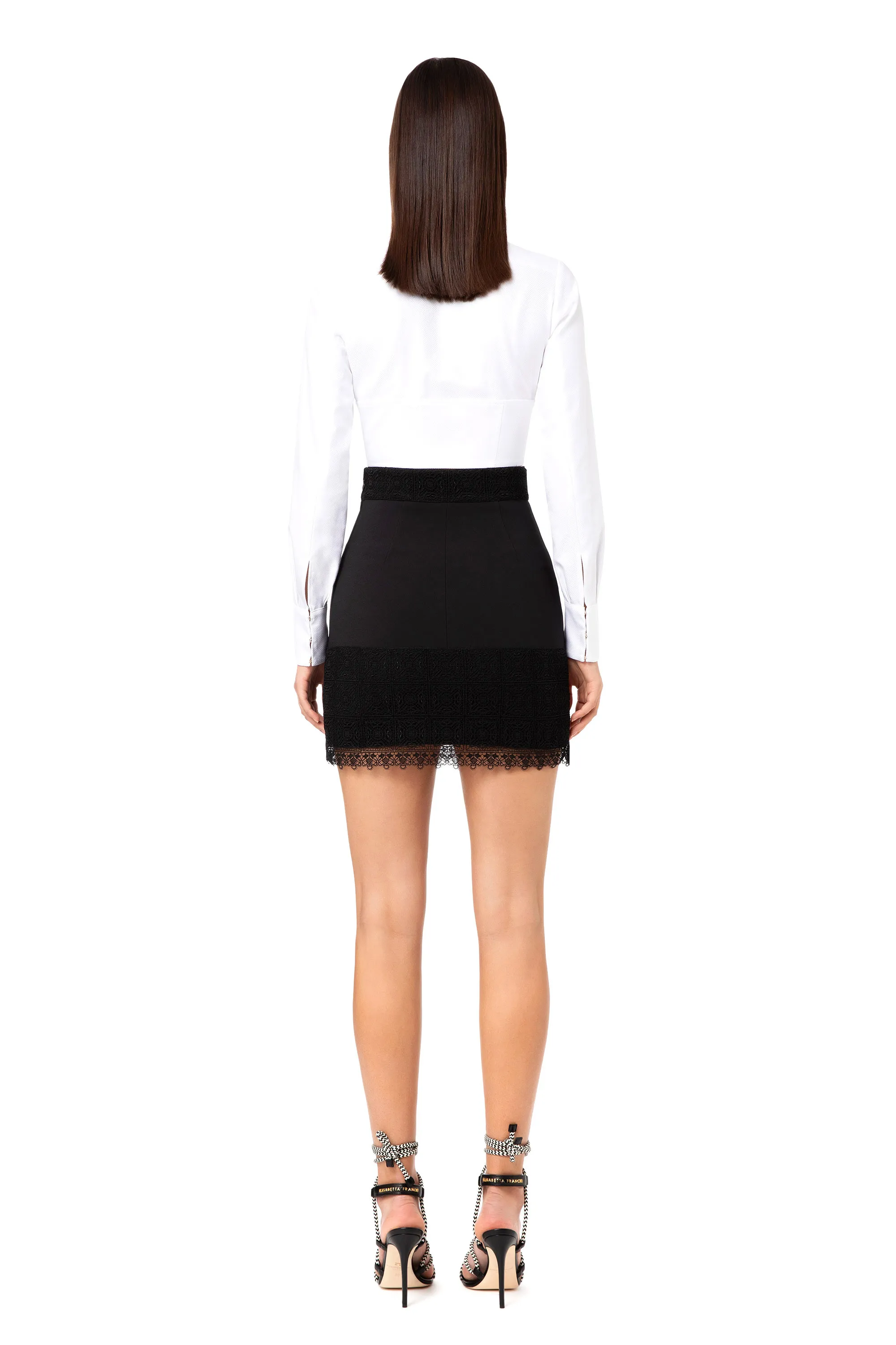 Camicia cropped a bustier