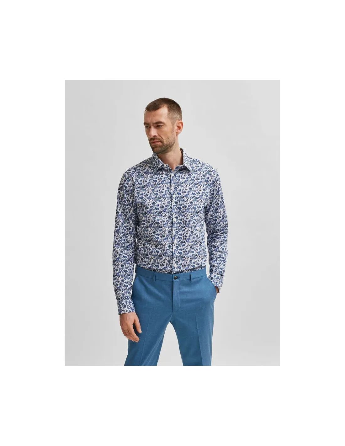 Camicia floreale uomo Selected