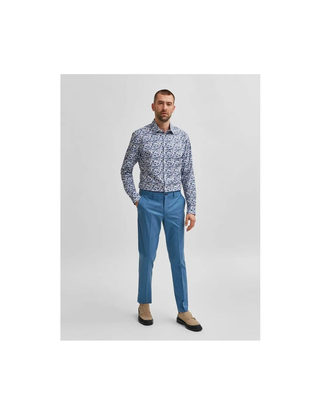 Camicia floreale uomo Selected