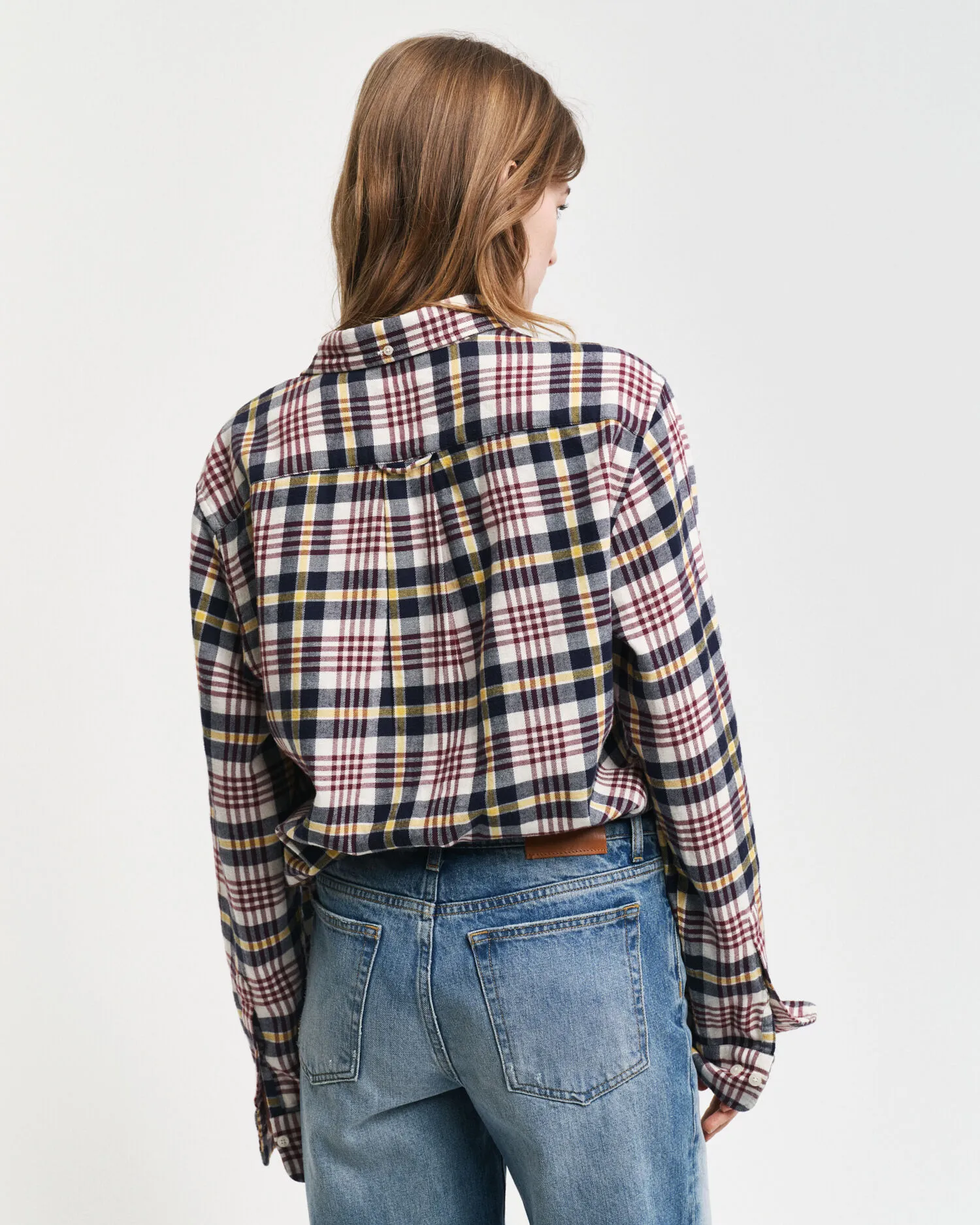 Camicia in flanella a scacchi regular fit    