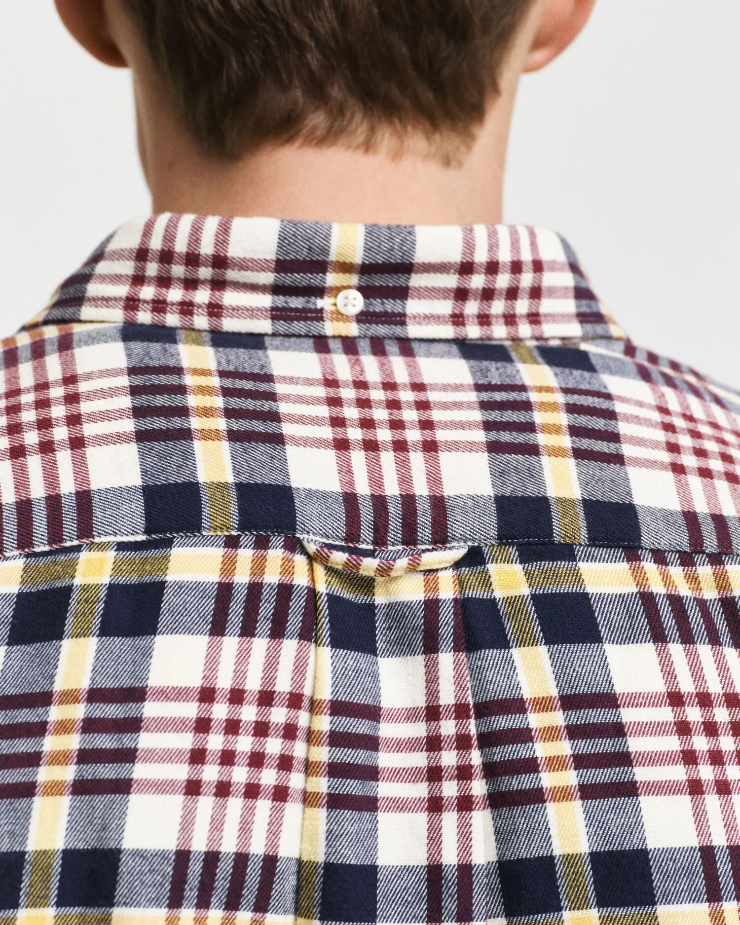 Camicia in flanella a scacchi regular fit    