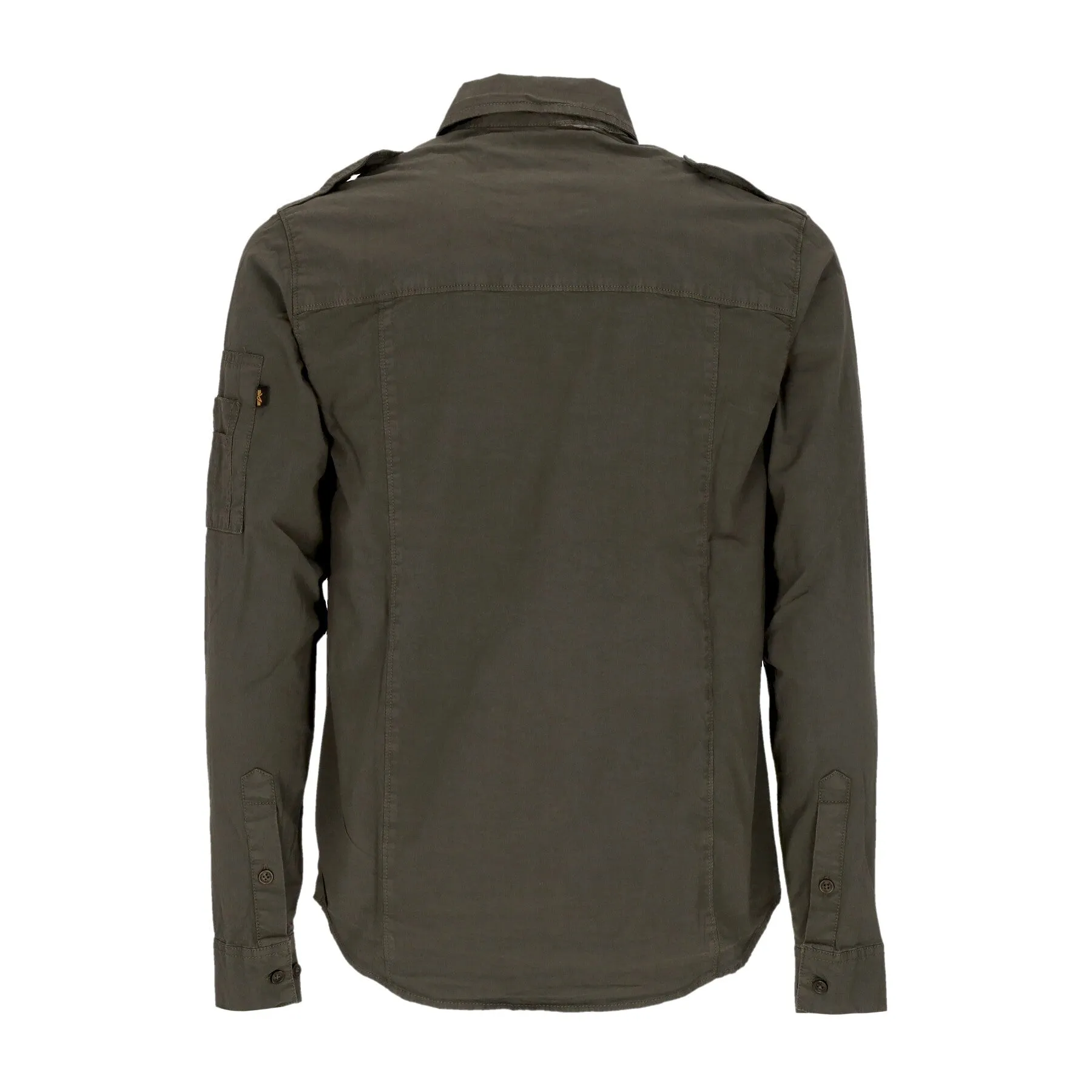 Camicia Manica Lunga Uomo Basic Shirt Grey Black