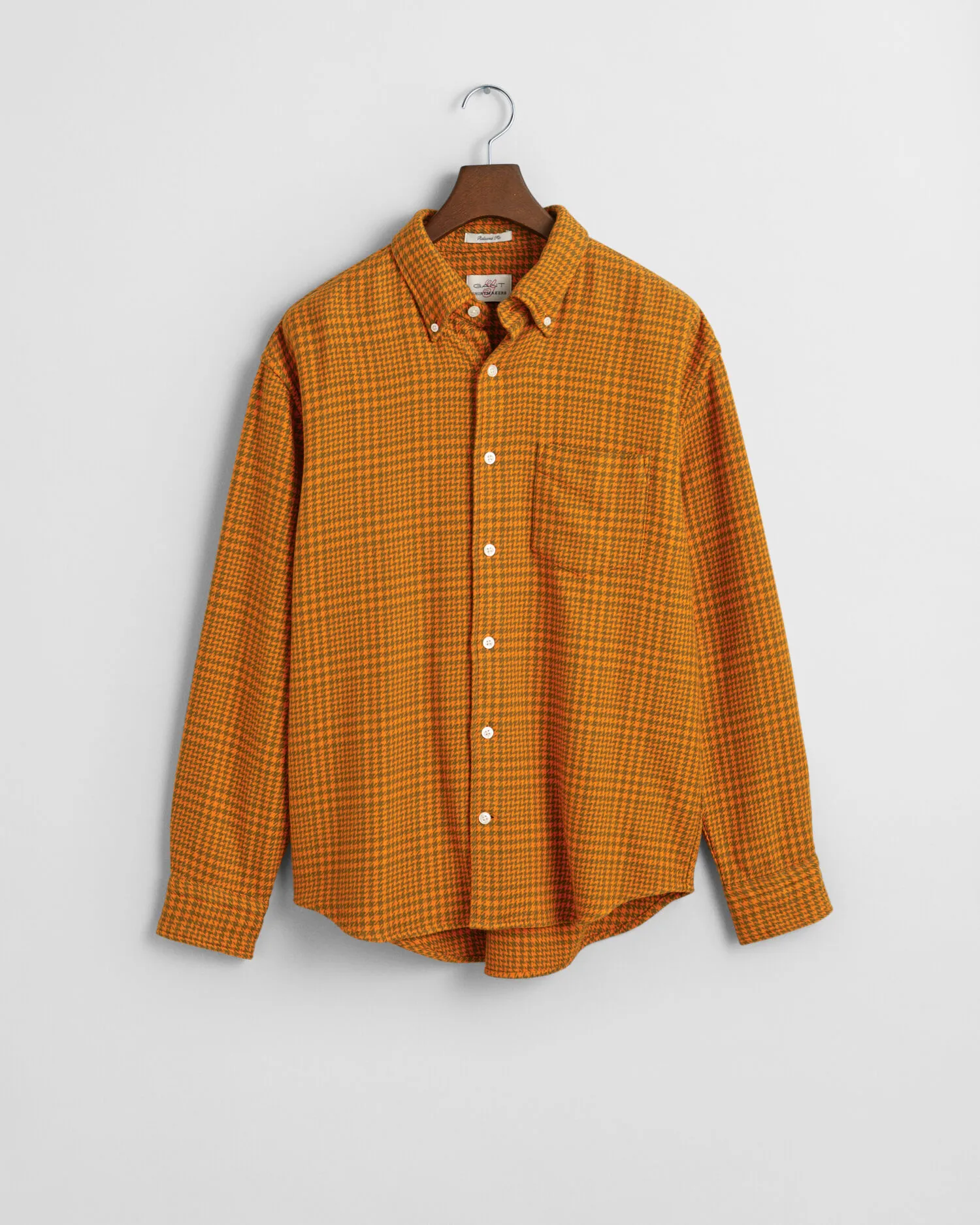Camicia pied-de-poule relaxed fit    