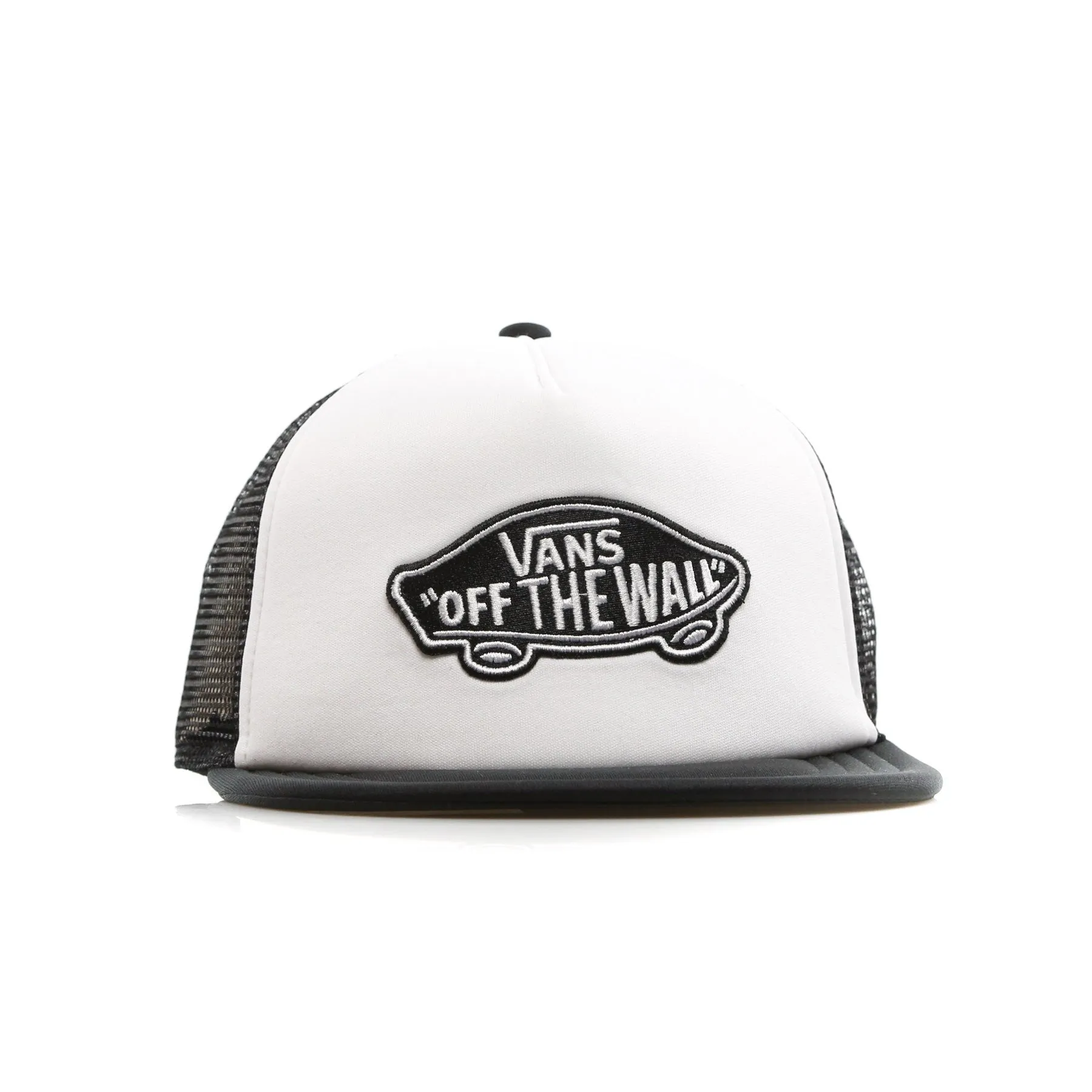 Cappellino Visiera Piatta Uomo Classic Patch White/black