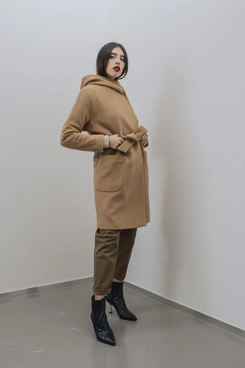 CAPPOTTO 1505 TESPURA  LANA CAMMELLO