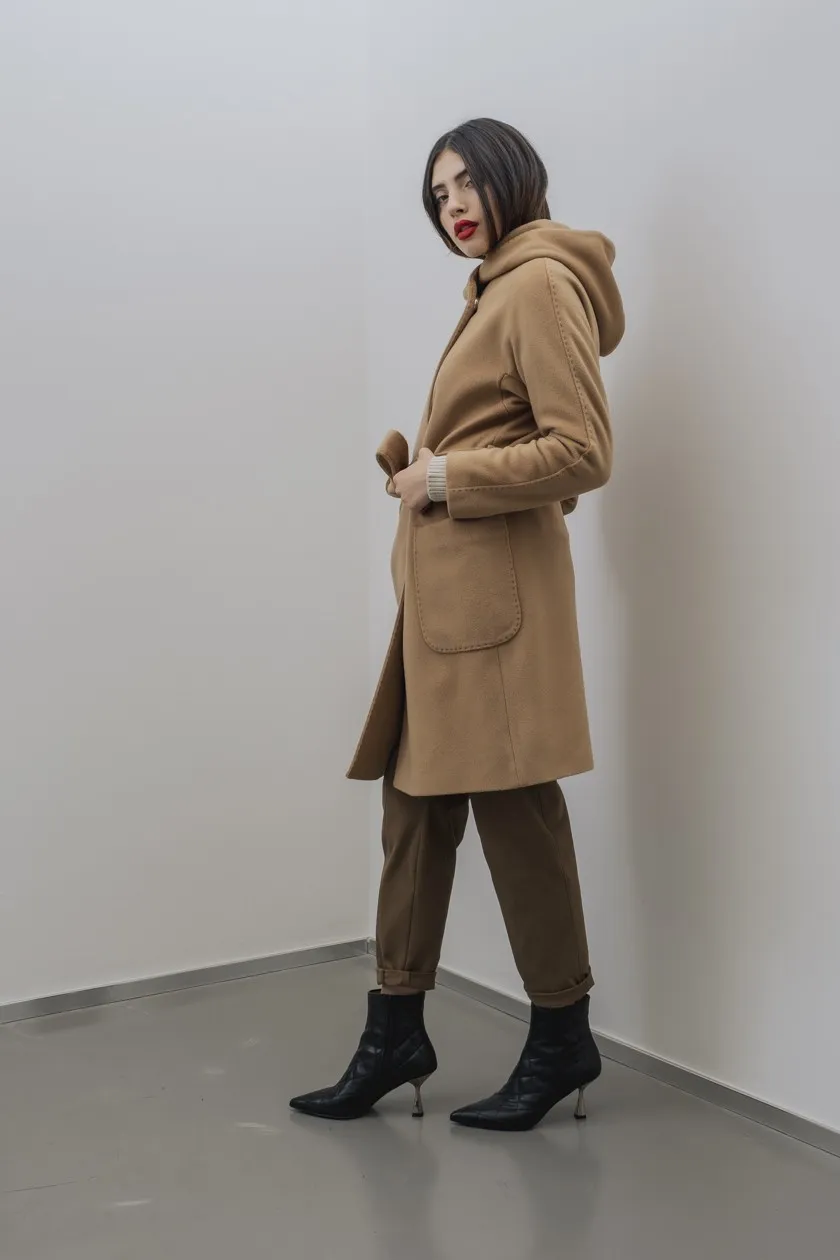 CAPPOTTO 1505 TESPURA  LANA CAMMELLO
