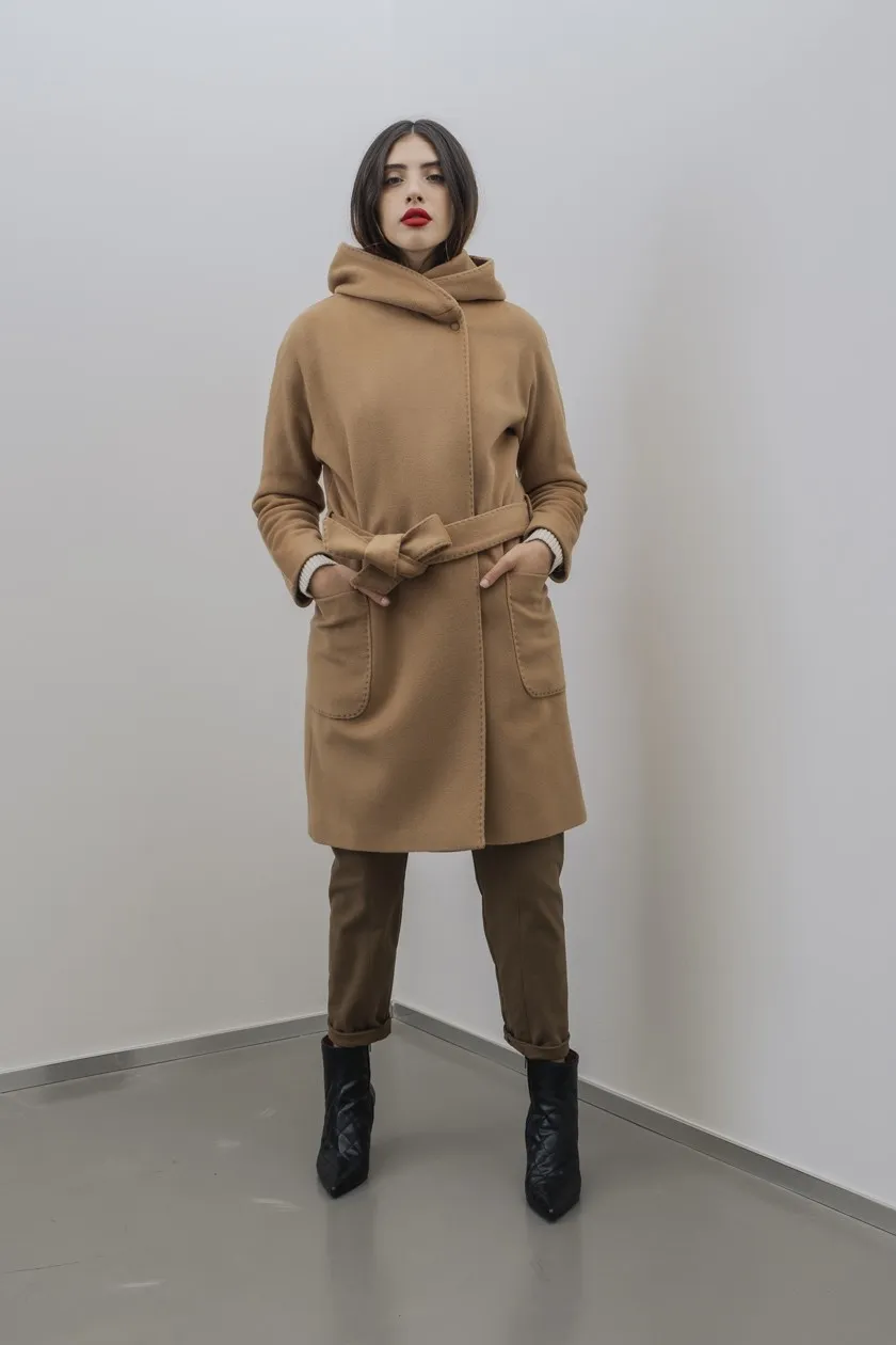 CAPPOTTO 1505 TESPURA  LANA CAMMELLO