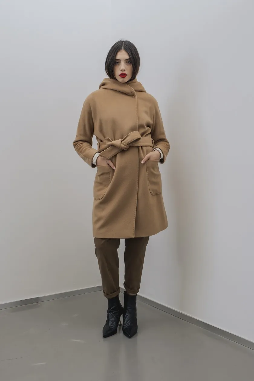 CAPPOTTO 1505 TESPURA  LANA CAMMELLO