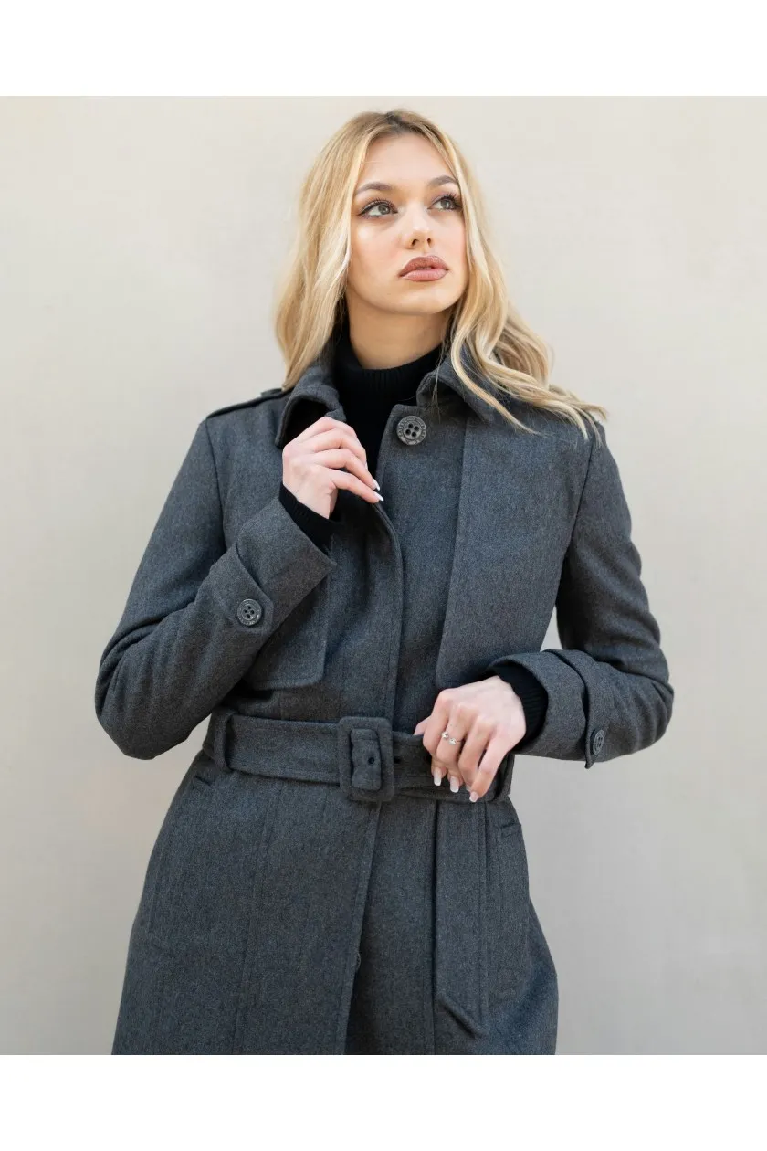 CAPPOTTO 1545 TES LANA GRIGIO