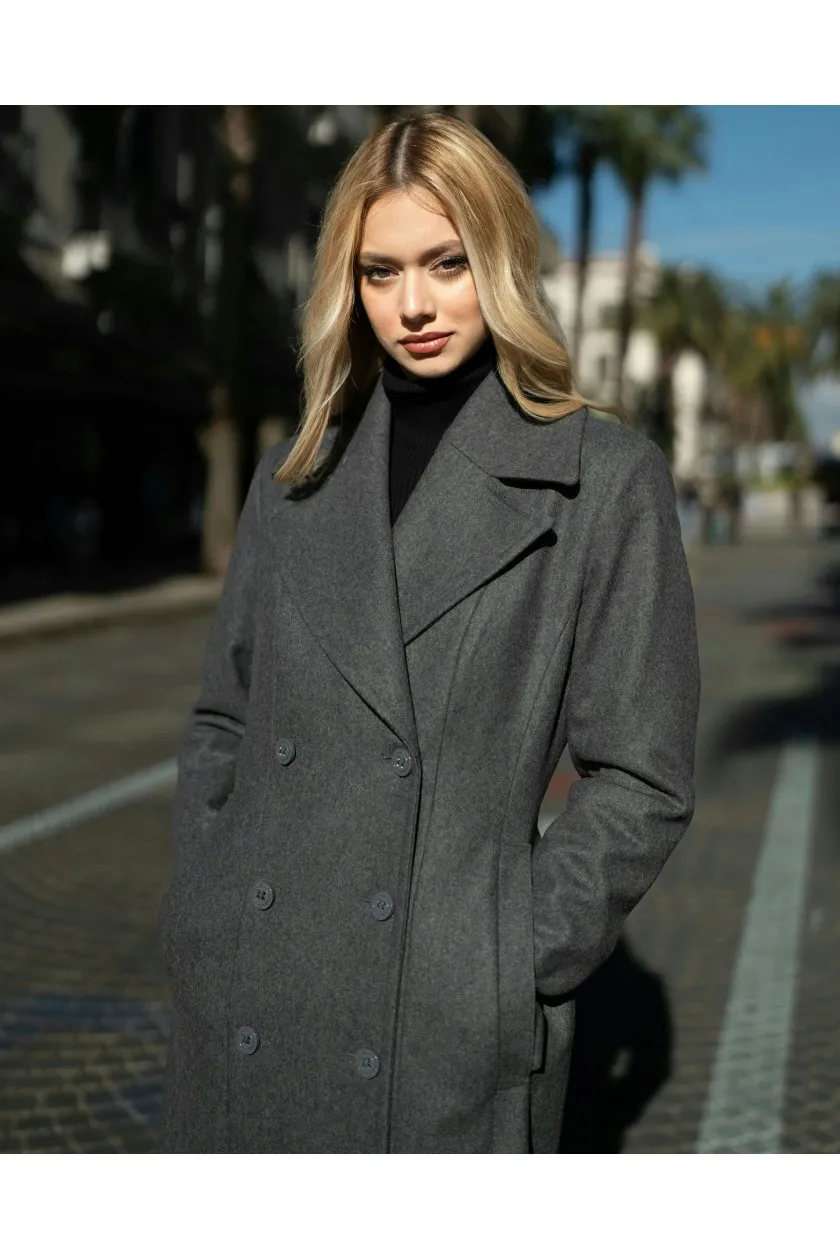 CAPPOTTO 1592 TES LANA GRIGIO