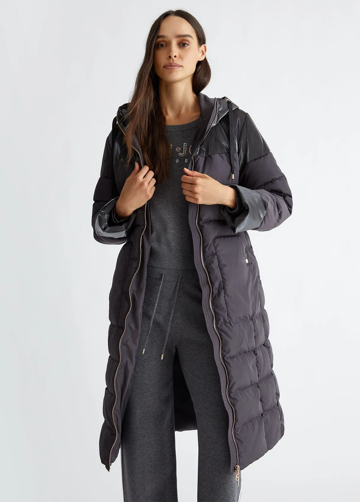 Cappotto imbottito trapuntato