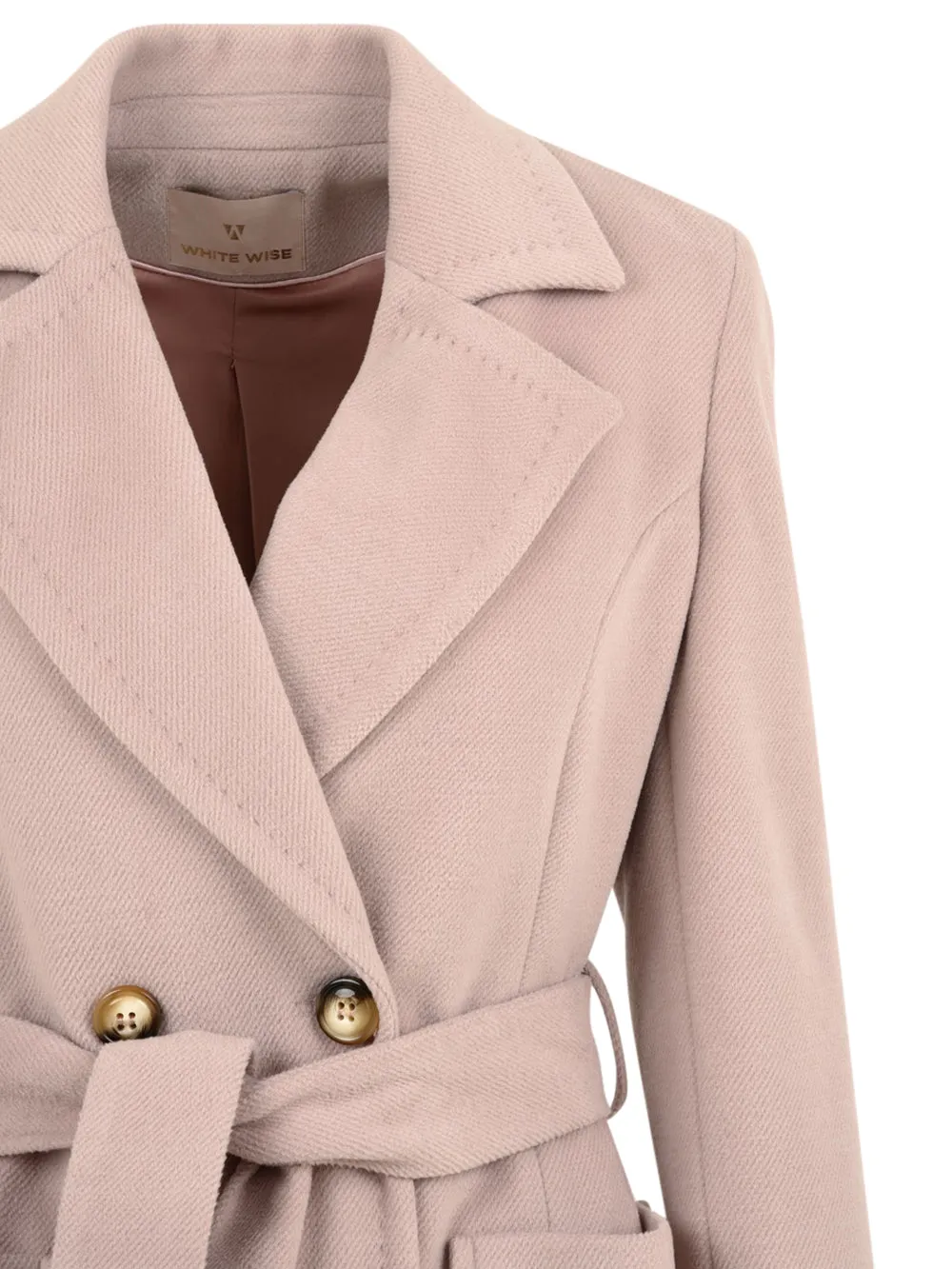 Cappotto WHITE WISE Donna WW207 Rosa