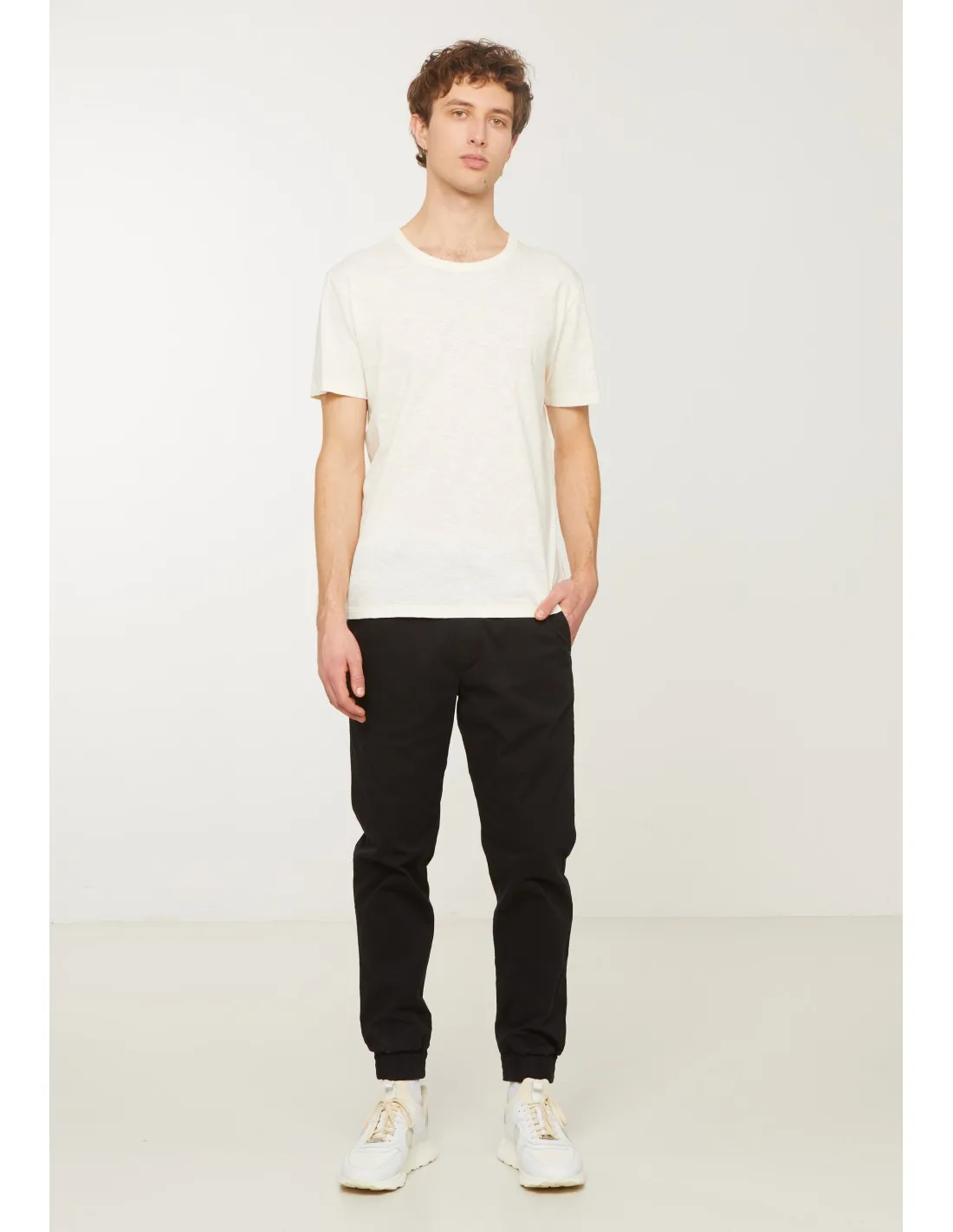 CHINO UOMO IN COTONE BIOLOGICO VEGAN "MUSA"