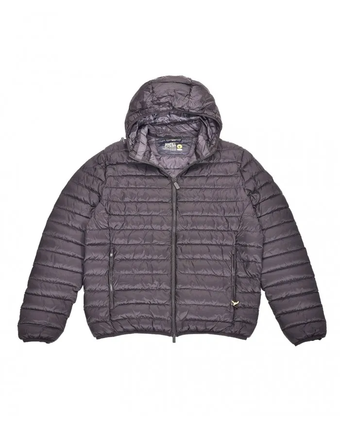 CIESSE Piumino Uomo 175698 FRANKLIN CFMJ00062 N021D0 A-TI nylon con tasche e cappuccio 2019 ASPHALT/ phantom