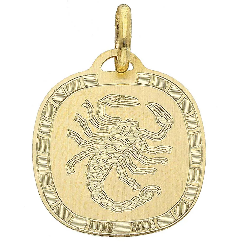 Ciondolo Zodiaco in oro giallo - SEGNO SCORPIONE