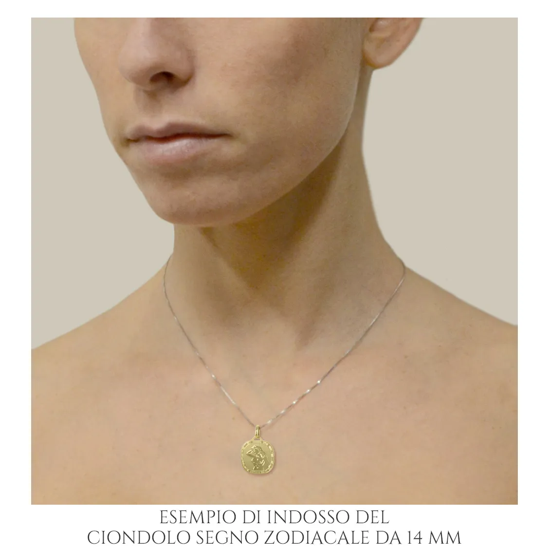 Ciondolo Zodiaco in oro giallo - SEGNO SCORPIONE