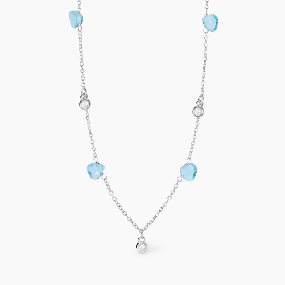 COLLANA GIROCOLLO CON PENDENTI MABINA