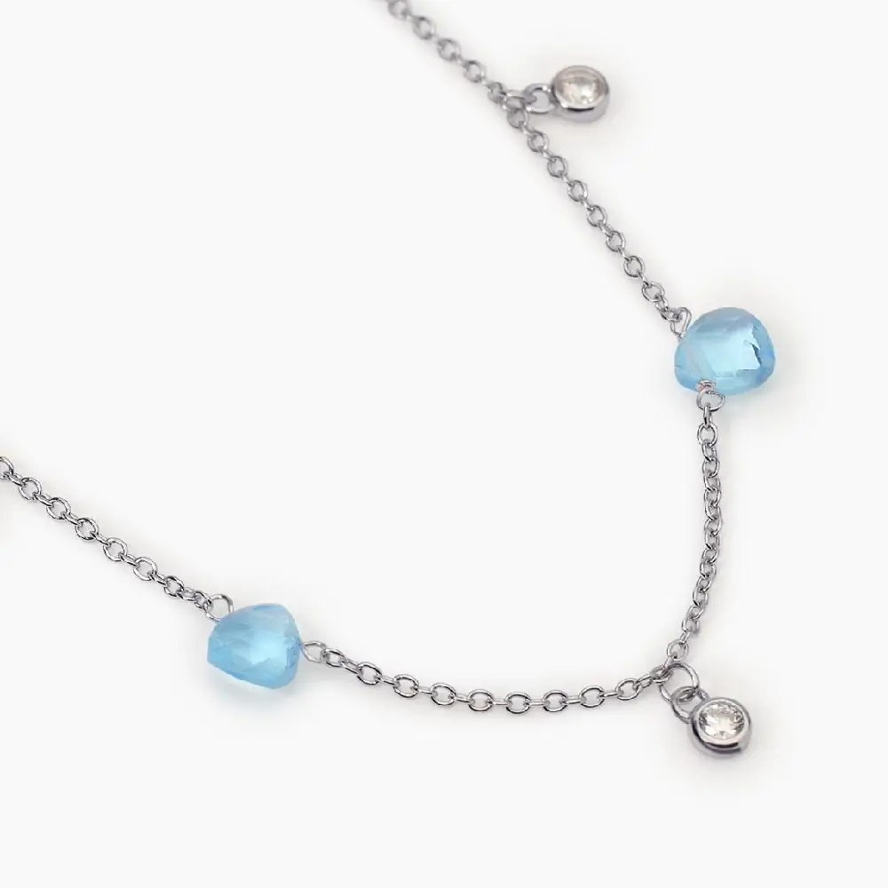 COLLANA GIROCOLLO CON PENDENTI MABINA