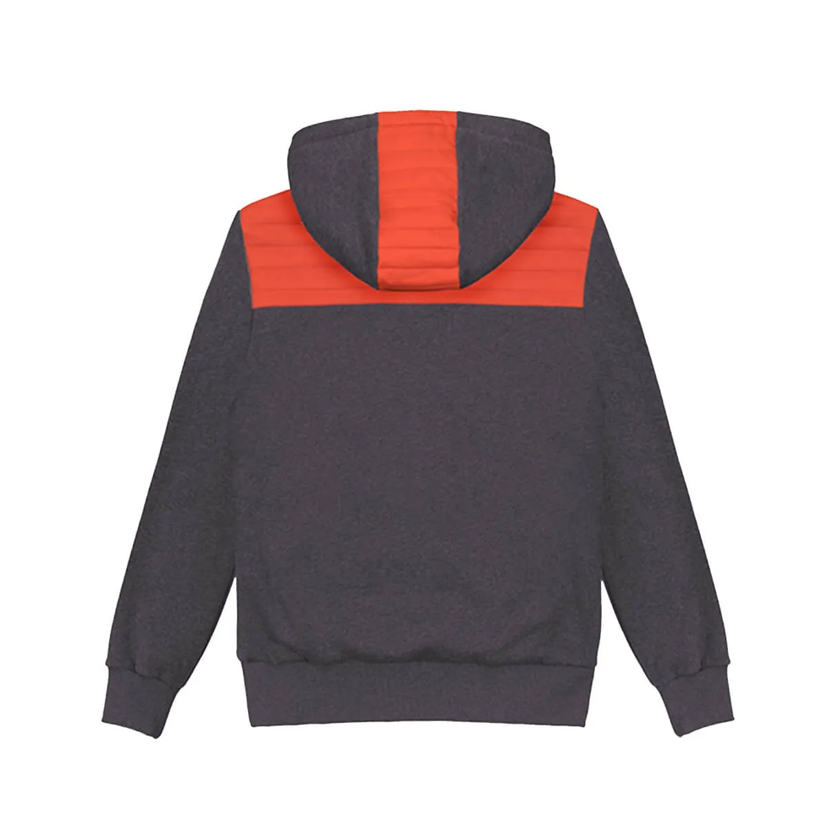 Colmar originals felpa uomo ultrasonic fahrenheit grigio/arancio