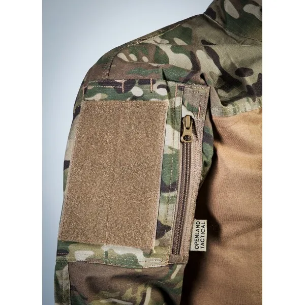Combat shirt cotone elasticizzato Openland Vegetato