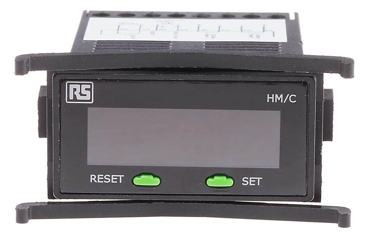 Contatore elettronico RS PRO, Ore, Minuti, Secondi, 40Hz, display LCD 7 cifre, 9 → 30 V c.c.