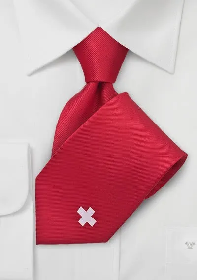 Cravatta Svizzera rossa