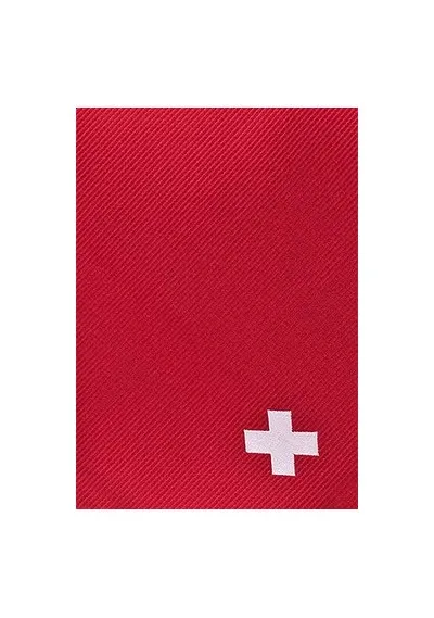 Cravatta Svizzera rossa