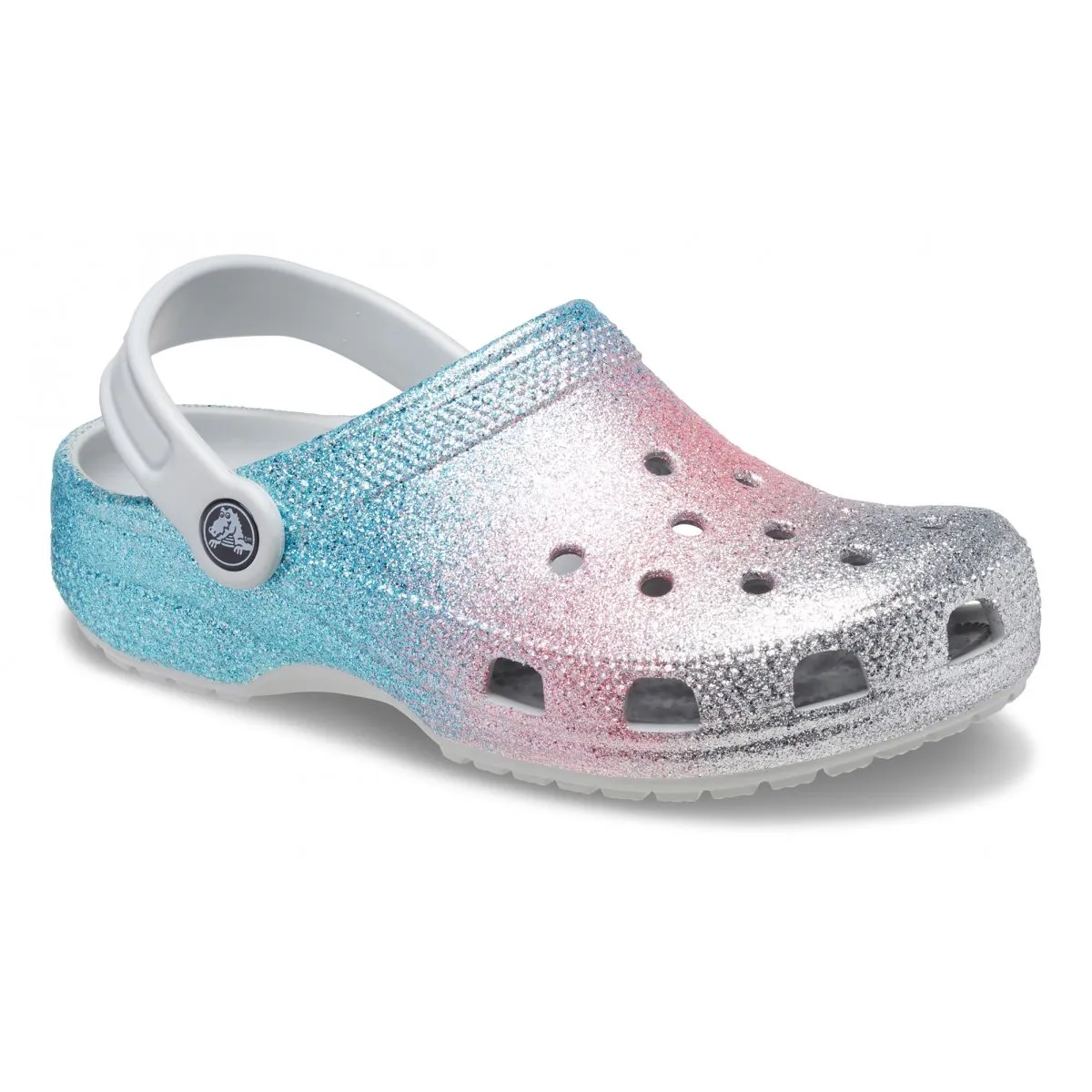 Crocs CR.206992-SHMT Classic glitter clog toddler