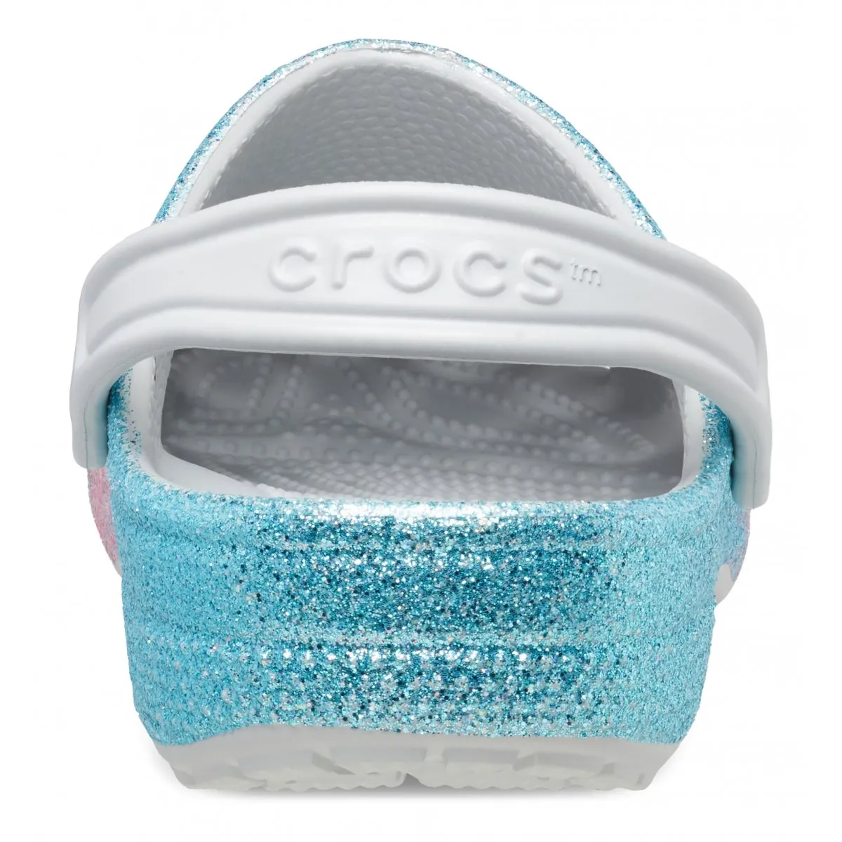 Crocs CR.206992-SHMT Classic glitter clog toddler