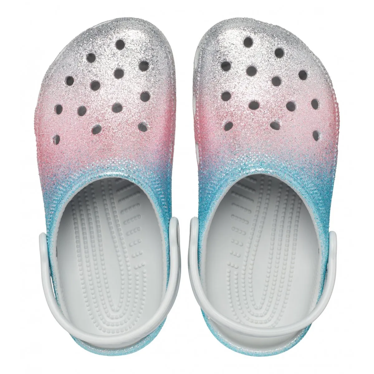 Crocs CR.206992-SHMT Classic glitter clog toddler