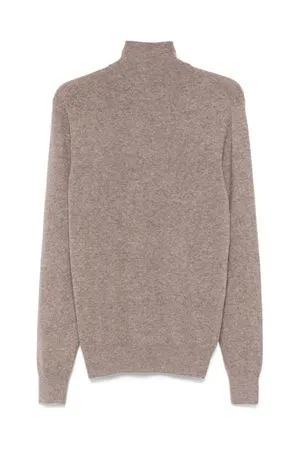 CRUCIANI Abbigliamento,Maglieria Maglione in misto cashmere e lana marrone chiaro 