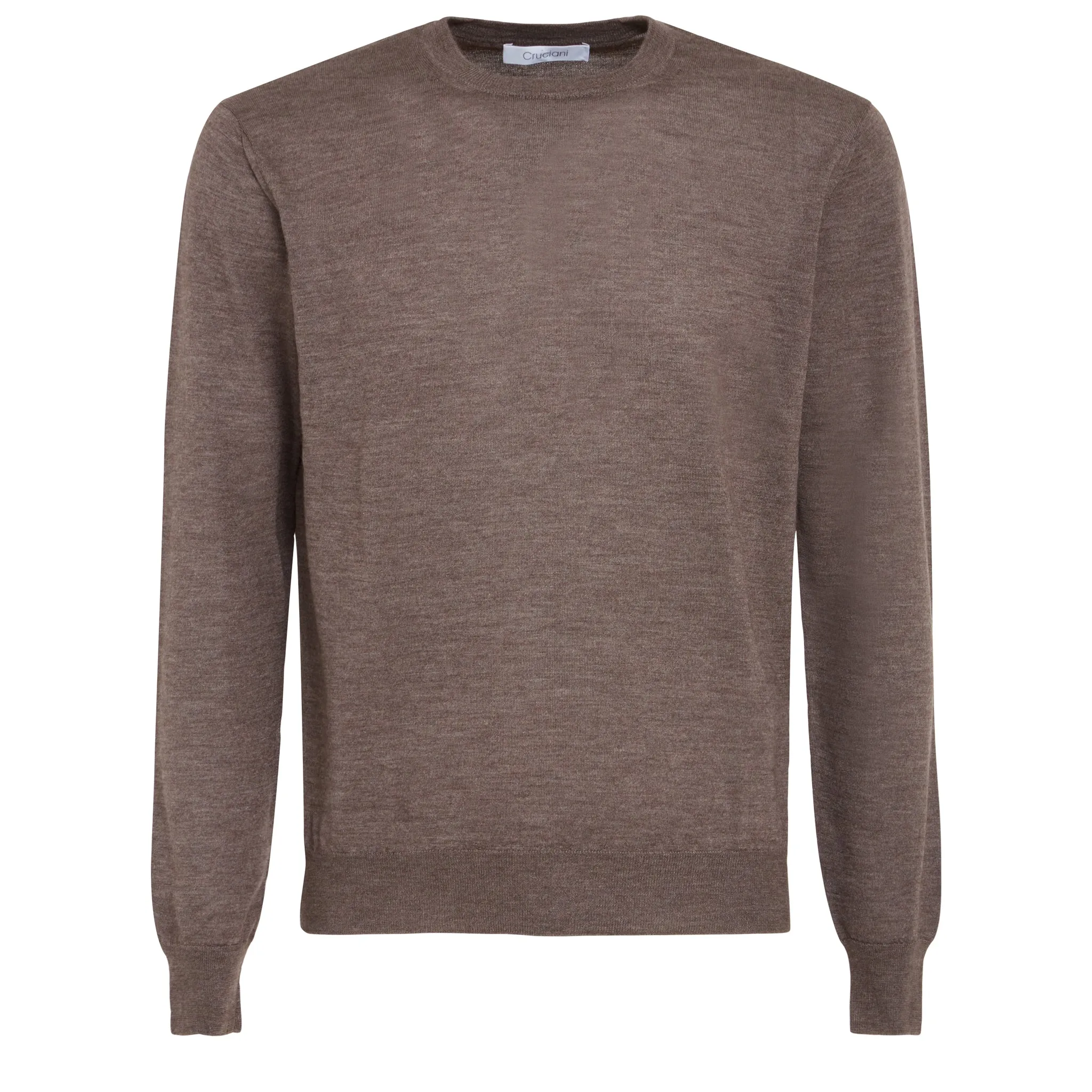 CRUCIANI  Maglia in cotone marrone