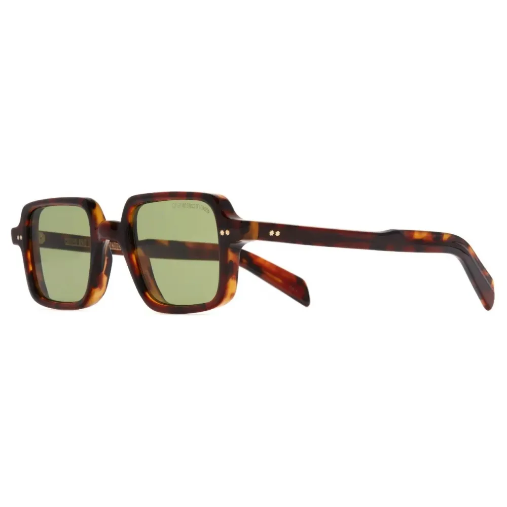 Cutler & Gross - GR02 Rectangle Sunglasses - Multi Havana Burgundy - Luxury - Cutler & Gross Eyewear
