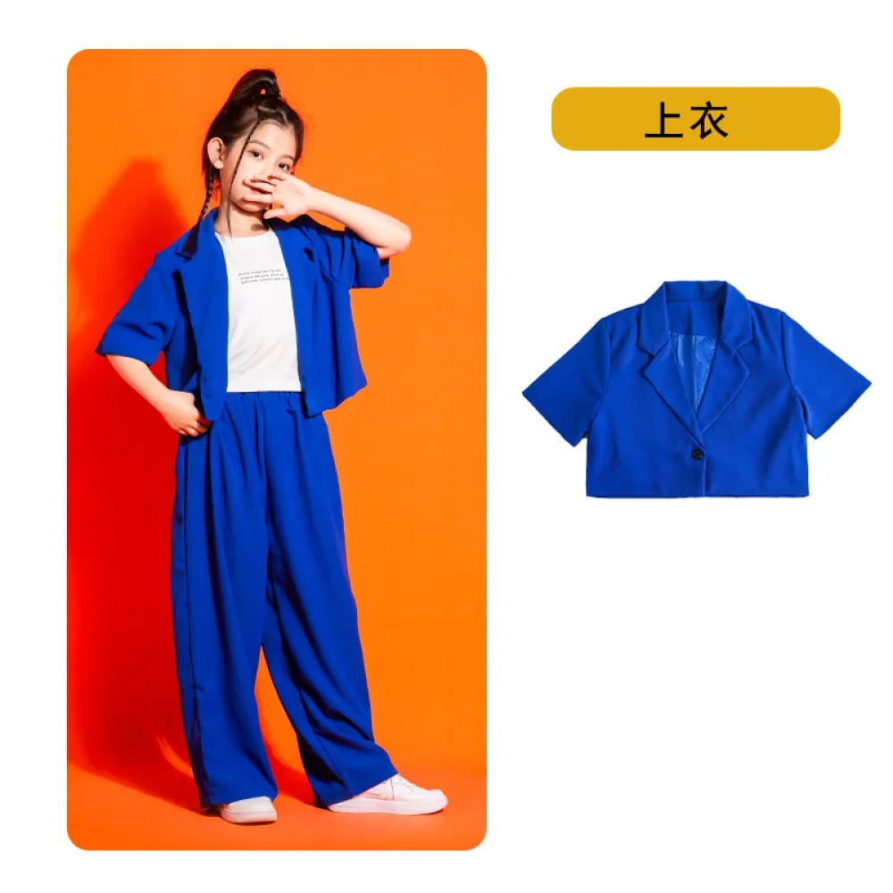 Danza di strada per bambini Abbigliamento alla moda Abiti da ragazzo hip-hop Abbigliamento per bambini Abiti da strada hiphop Ra
