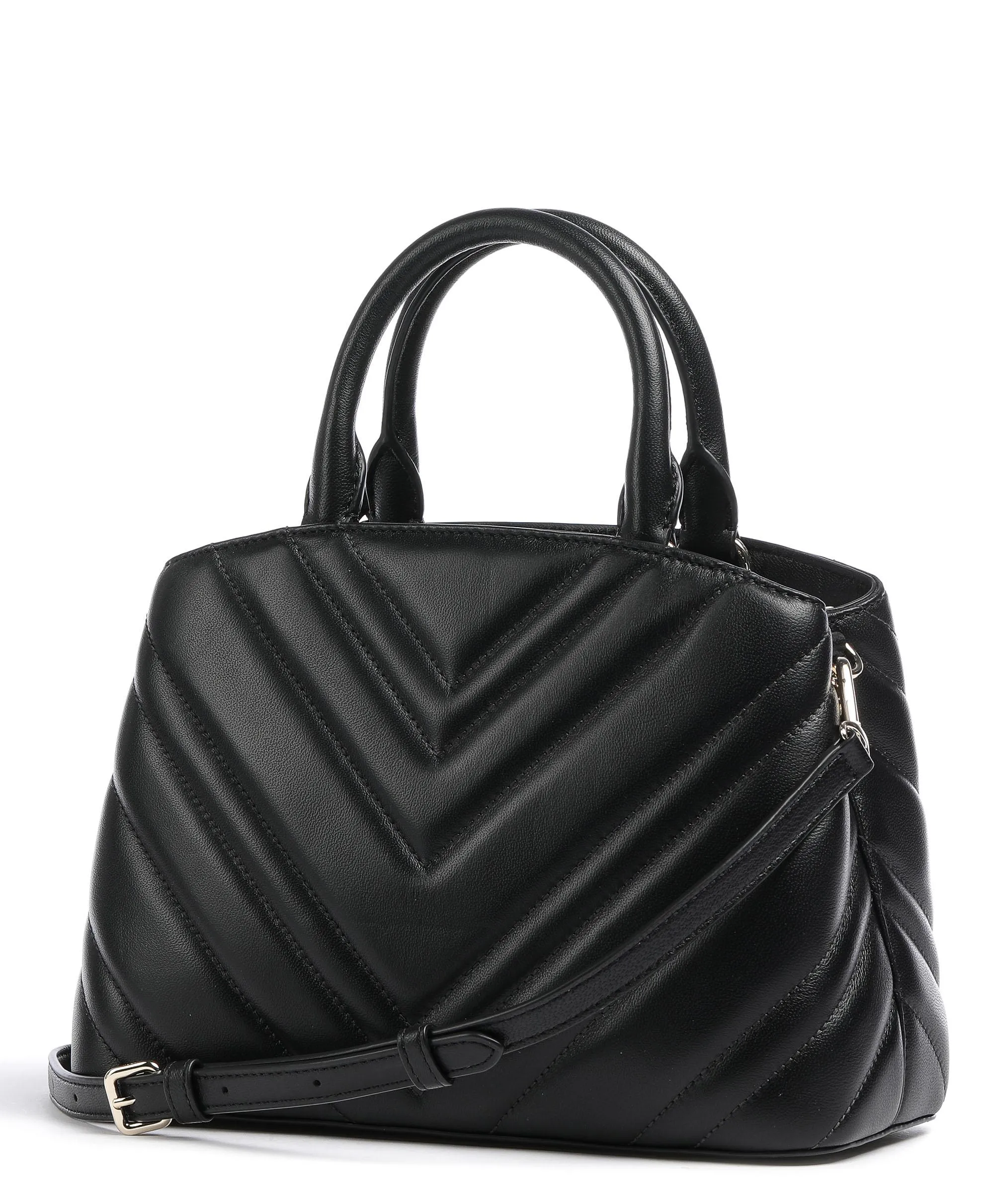  DKNY Madison Borsa a mano cuoio di agnello nero  