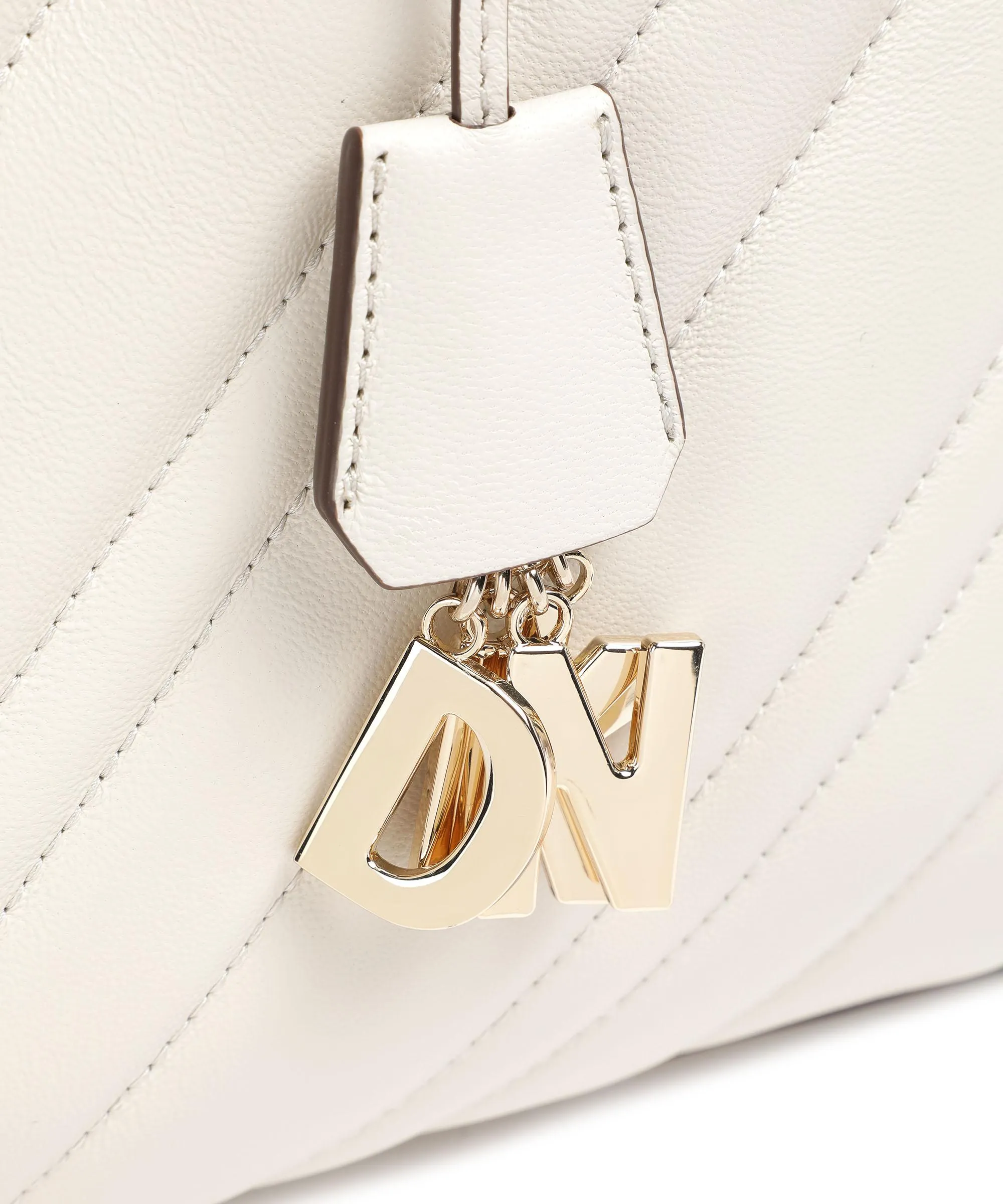  DKNY Madison Borsa shopper cuoio di agnello avorio  