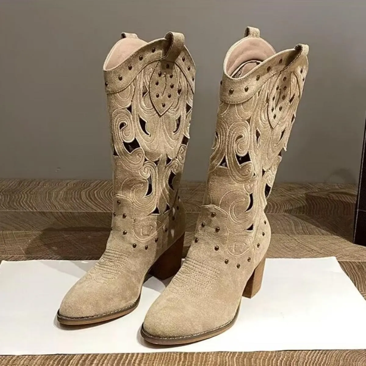 Donne Chelsea a metà polpaccio stivali da moto invernali scarpe con tacco alto 2023 nuovo marchio Fad Chunky stivali da gladiato