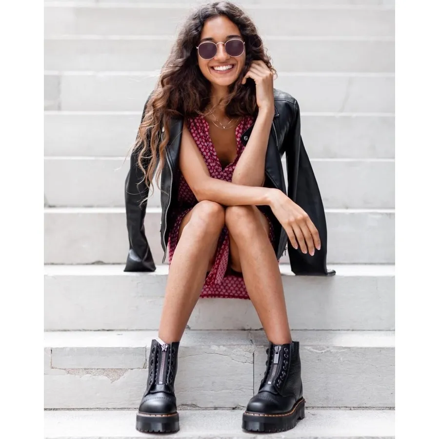 Dr.Martens anfibio donna stivali anfibio Sinclair aunt Sally