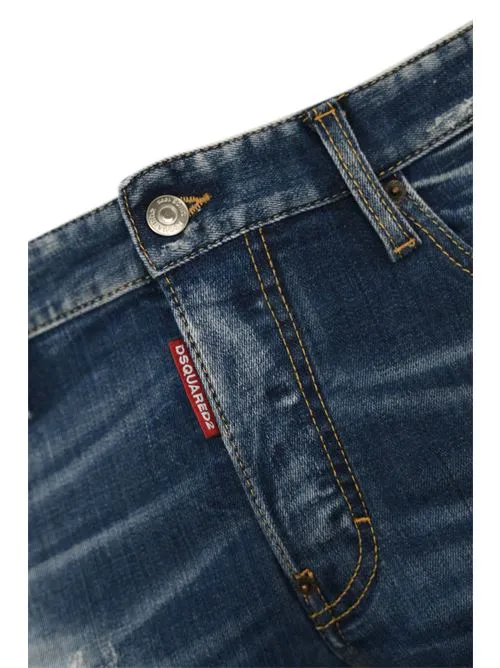 DSQUARED2     Pantalone skater  con strappi e abrasioni